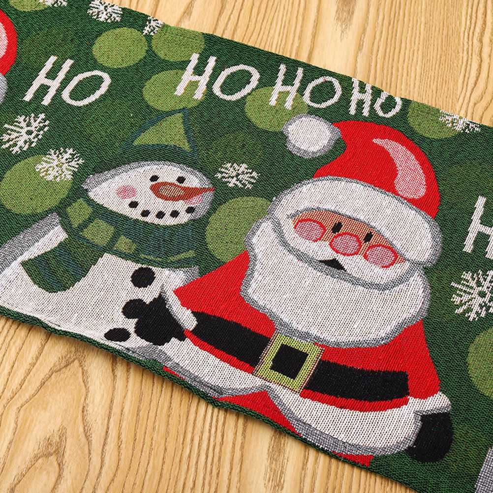 Christmas Table Runner Tablecloths Party Christmas Theme Table Cover New Year Party Xmas Desktop Decoration New Year Gift - Image 3