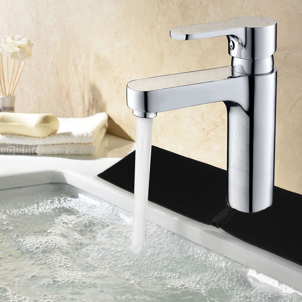 Faucet Absorbent Mat for Kitchen Sink Splash Guard Sink Water Splash Guard Behind Faucet Drying Pads for Countertop - Image 5