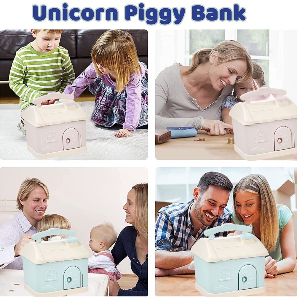 Money Bank Unbreakable Coin Bank for Girls and Boys Large Size Piggy Banks Practical Gifts for Birthday Christmas - Image 5