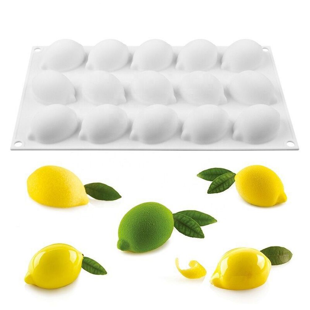 Lemon Silicone Mold Mousse Chocolate Molds for Homemade Soap Cake Pastry Baking Tools Moulds - Image 1