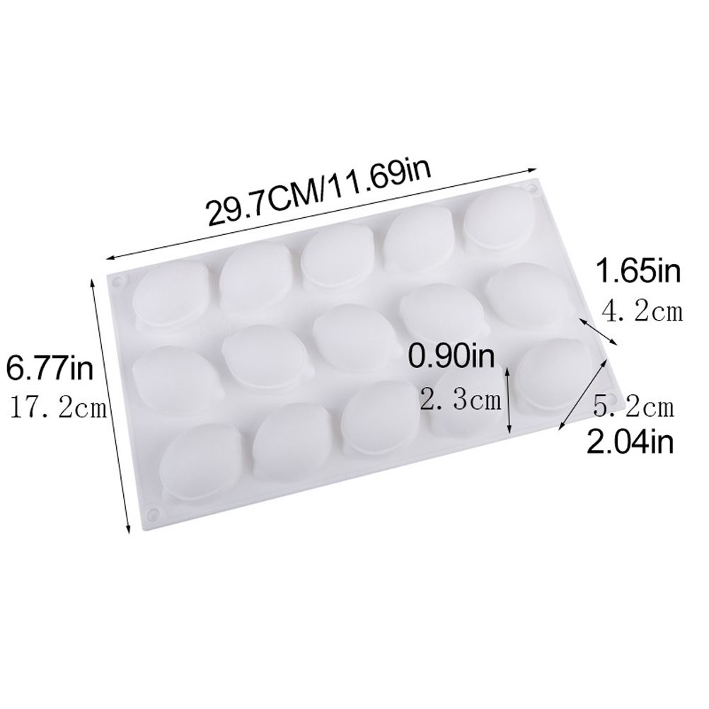 Lemon Silicone Mold Mousse Chocolate Molds for Homemade Soap Cake Pastry Baking Tools Moulds - Image 2