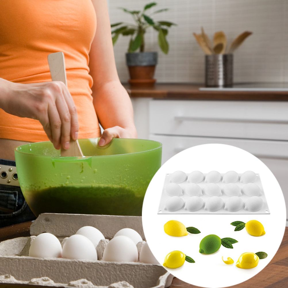 Lemon Silicone Mold Mousse Chocolate Molds for Homemade Soap Cake Pastry Baking Tools Moulds - Image 3