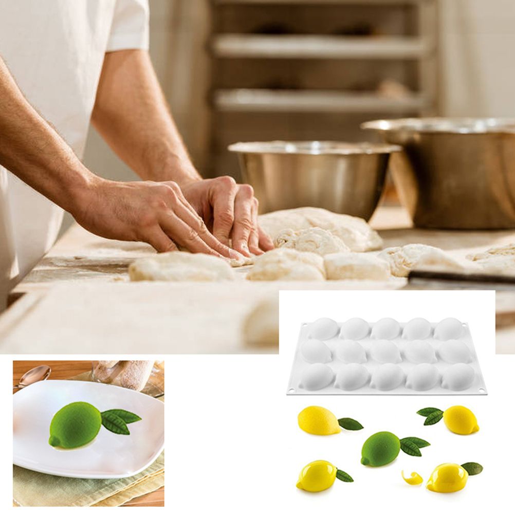 Lemon Silicone Mold Mousse Chocolate Molds for Homemade Soap Cake Pastry Baking Tools Moulds - Image 4