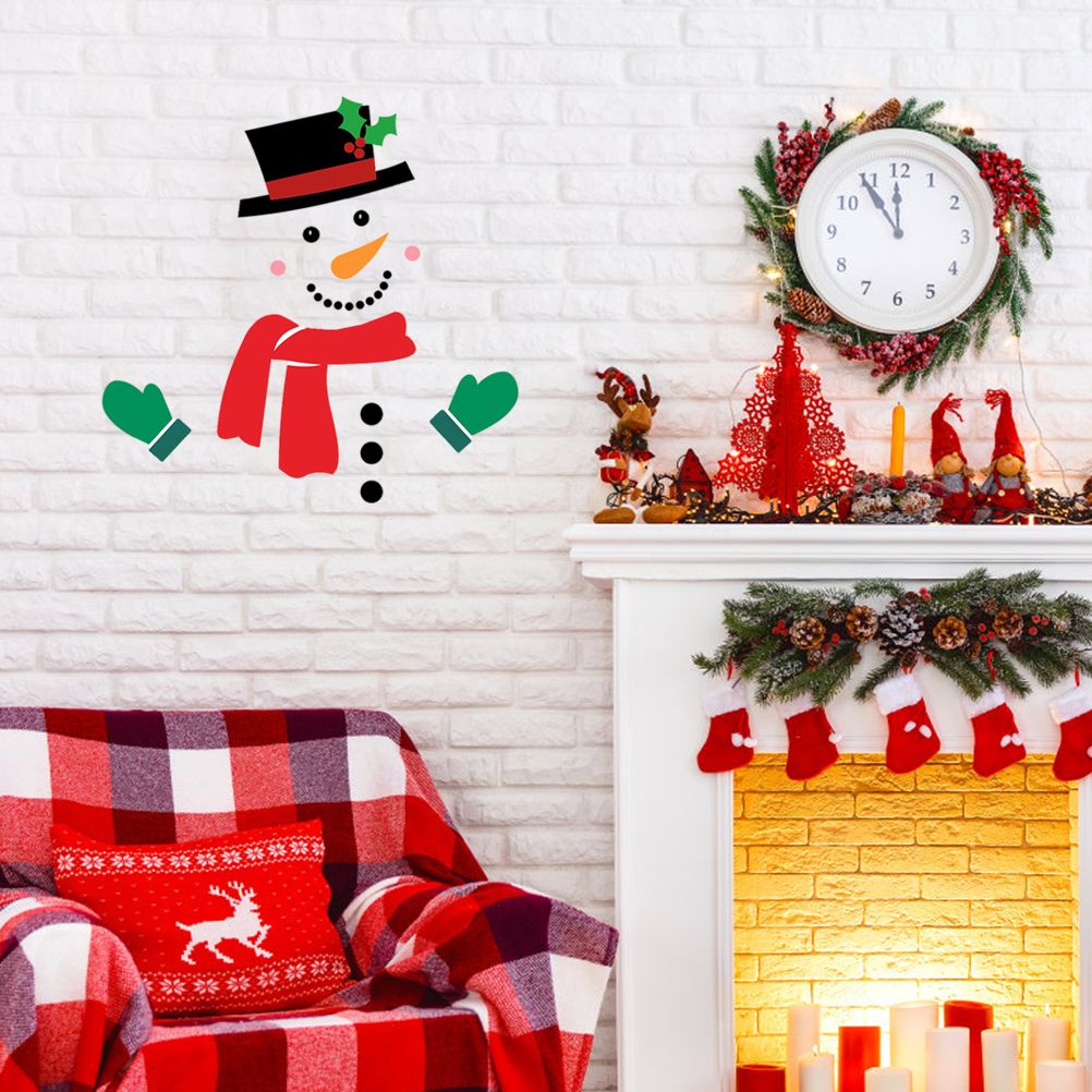 Christmas Snowman Fridge Magnets Waterproof Xmas Magnet Stickers Holiday Christmas Decorations for Garage Doors and Car Decor - Image 8