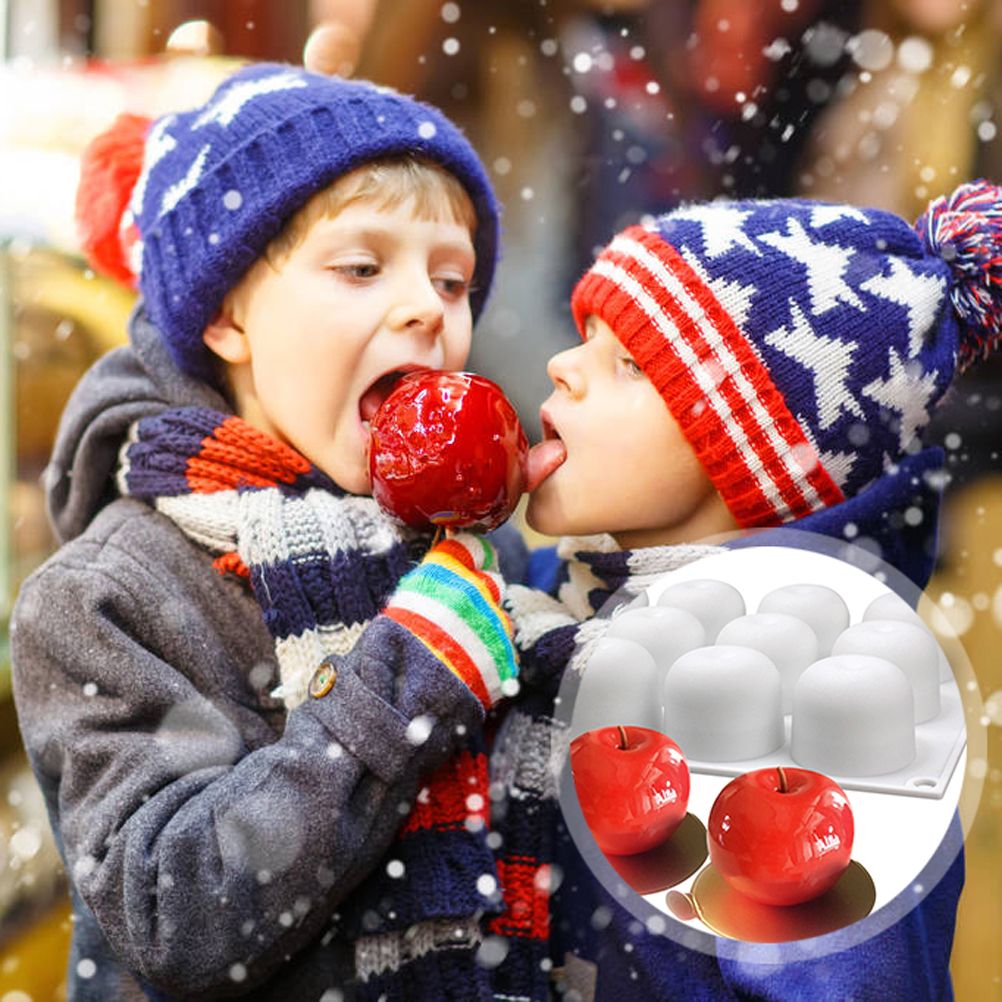 Christmas Eve 15 Cavity Apple Design Silicone Cake Molds Chocolate Mousse Pastry Bakeware Moulds Kitchen Dessert Baking Tools - Image 4