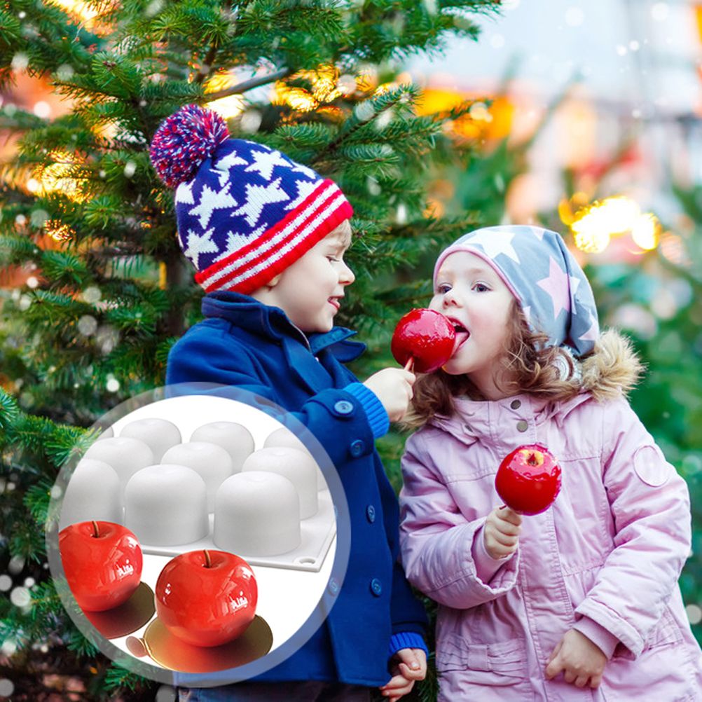 Christmas Eve 15 Cavity Apple Design Silicone Cake Molds Chocolate Mousse Pastry Bakeware Moulds Kitchen Dessert Baking Tools - Image 6