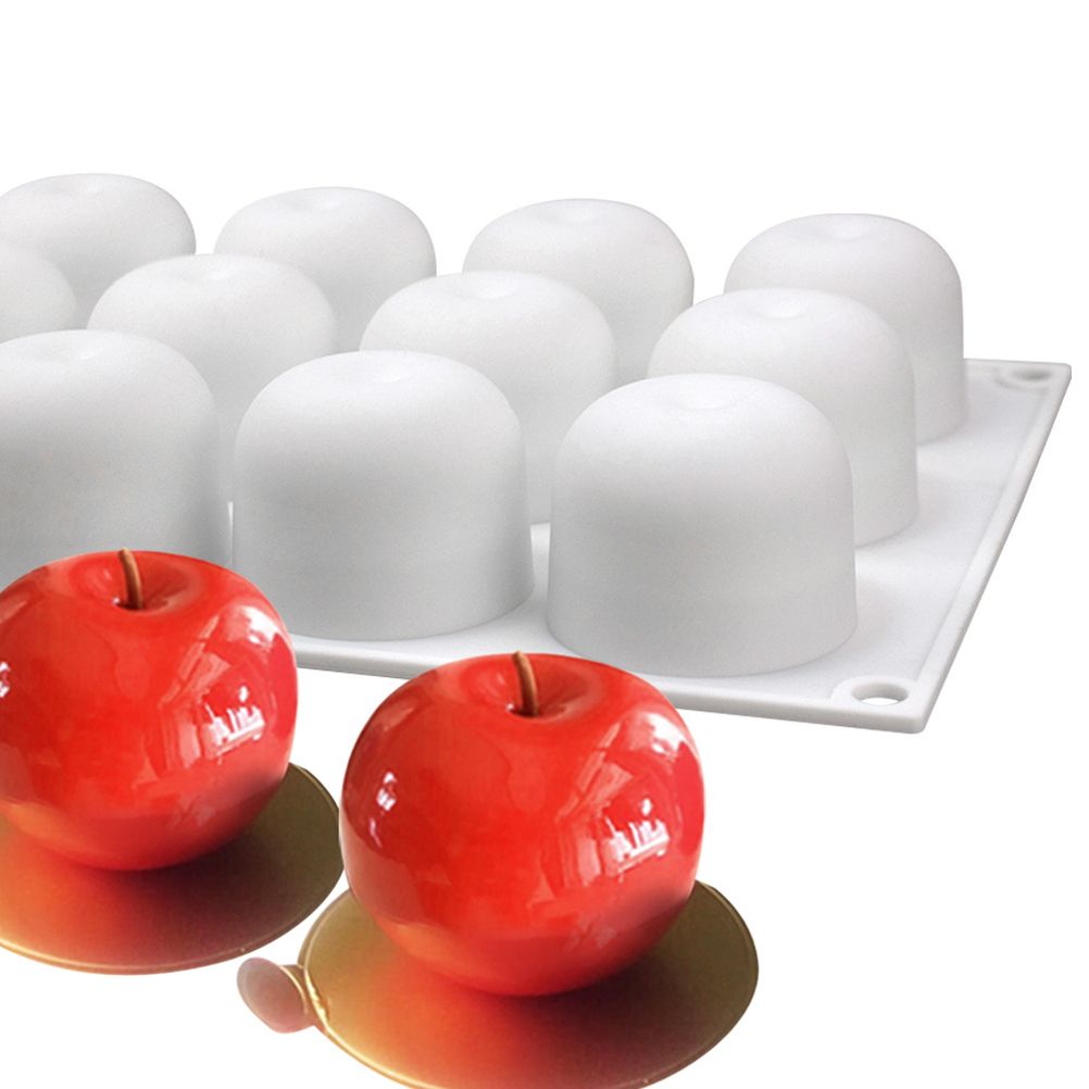 Christmas Eve 15 Cavity Apple Design Silicone Cake Molds Chocolate Mousse Pastry Bakeware Moulds Kitchen Dessert Baking Tools - Image 7