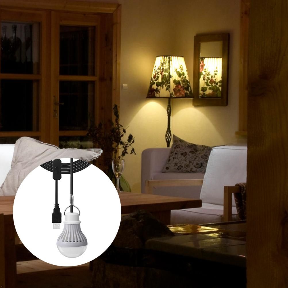 2 Pack LED Light for Camping 5W USB Children Bed Lamp Portable LED Bulb Outdoor Emergency Light - Image 8