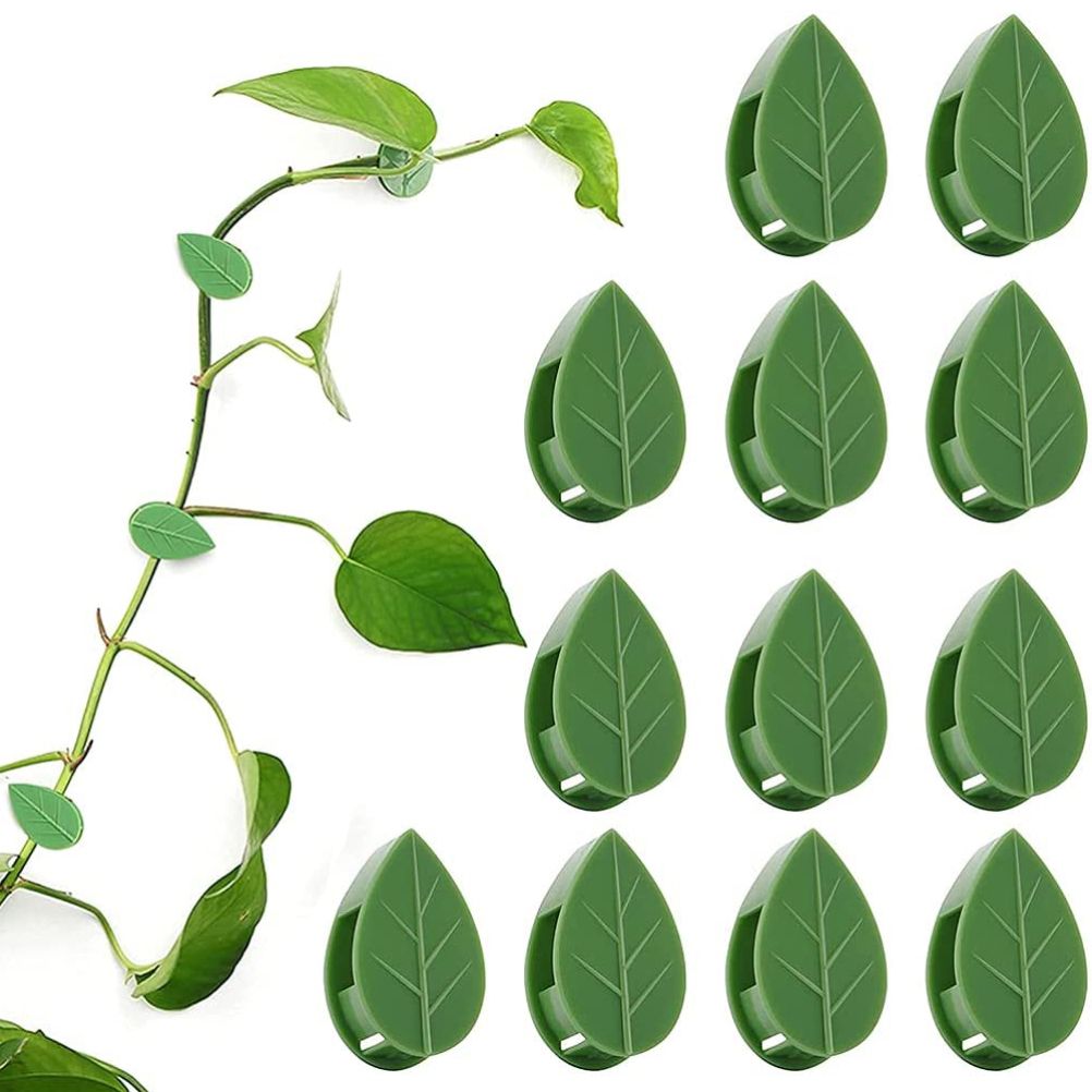 Pack of 50 Self Adhesive Plant Holders Plant Connector Clip Climbing Plants Fixing Wall Plant Clips for Supports Planting - Image 1