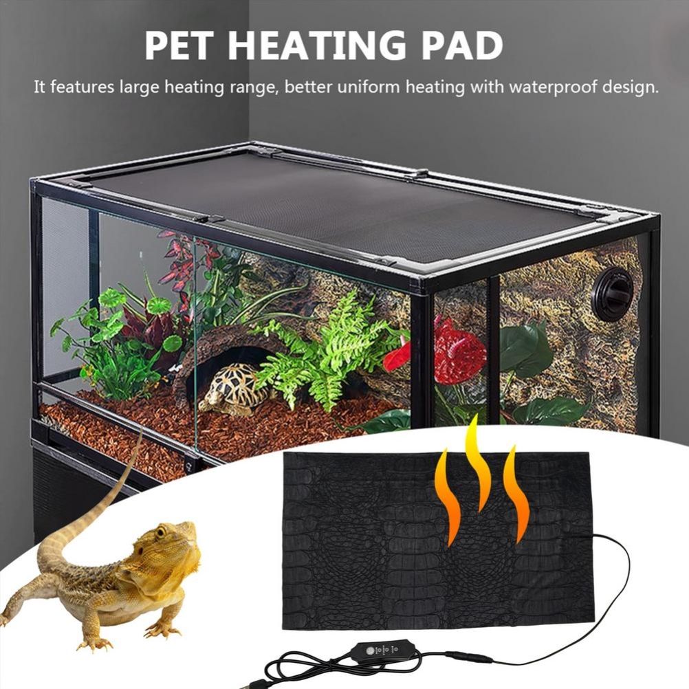 Reptile Heating Pad Scratch Proof USB PU Heating Sheet 3 Speed Temperature Adjustment Reptile Insulation Pad - Image 8