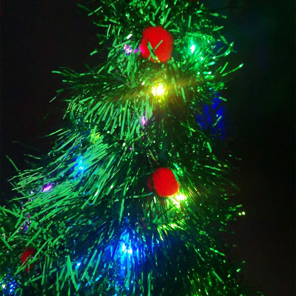 Luminous Christmas Tree Hat with Star for Christmas Party Fancy Dress Props for Kids Adult Xmas Green Hat - Image 6
