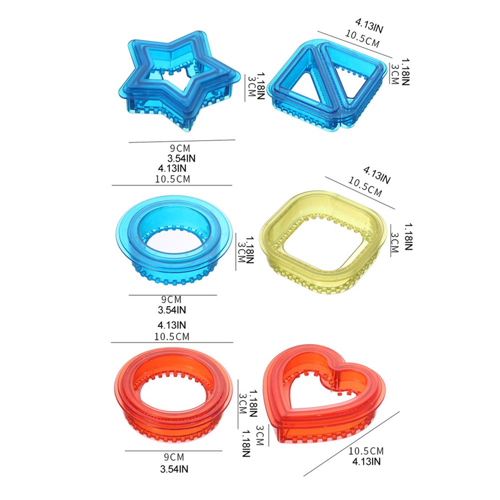Heart Shape Sandwich Cutter Sealer Bread Decruster Pancake Maker DIY Cutters Bento Box Sandwich Decruster Press Mold for Kids - Image 2