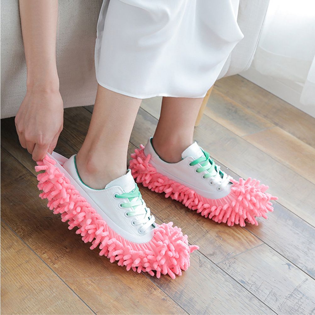 10Pcs Mop Slippers for Floor Cleaning Removable Mop Head Shoes Cover Microfiber Mops Shoes Dust Hair Cleaner Sweeping - Image 8