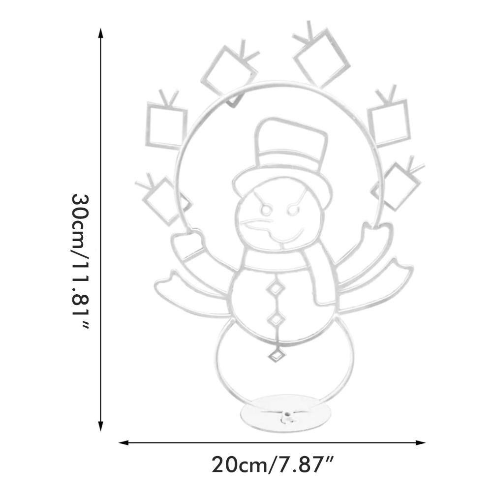 Christmas Fun Animated Ornaments Light String Garden Snow Glowing Decorative Frame Sign Indoor Outdoor Celebration Decor - Image 3