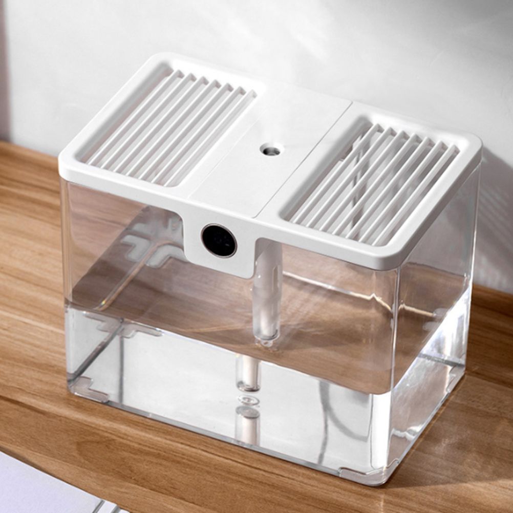1.5L Fully Transparent Air Humidifier Large Capacity Air Purifying Mist Maker 2 Modes Adjustable Essential Oil Diffuser - Image 1