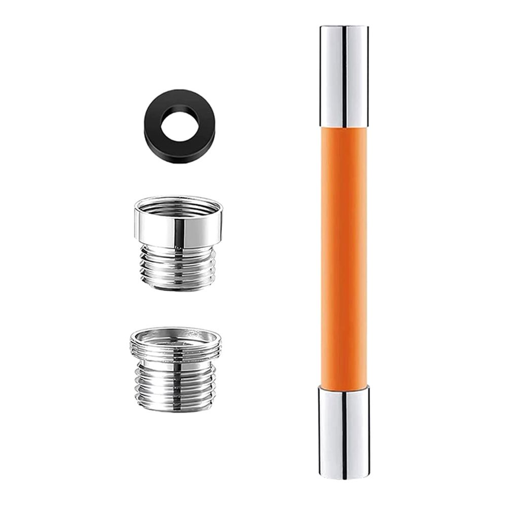 Universal Extension Tube with Connector 360° Free Bending Faucet Extender for Bathroom Sink Faucet for Kitchen and Bathroom - Image 1