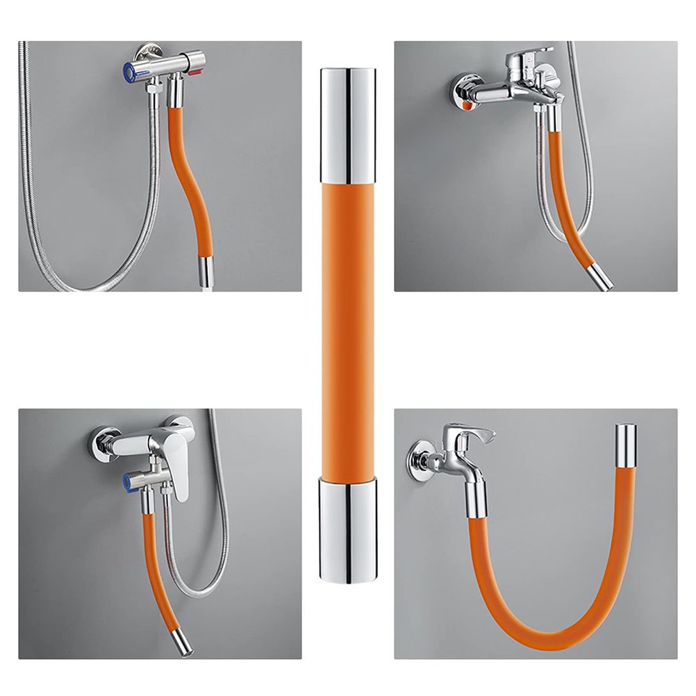 Universal Extension Tube with Connector 360° Free Bending Faucet Extender for Bathroom Sink Faucet for Kitchen and Bathroom - Image 5