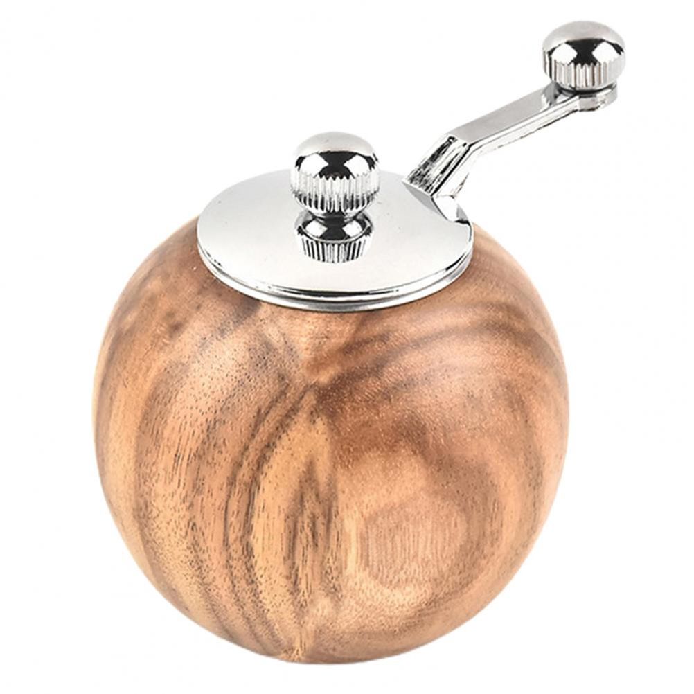 Kitchen Grinder for Salt Pepper Spices Mill with Handle Pepper Spice Seasoning Wooden Mill Grinder Kitchen Tool - Image 1