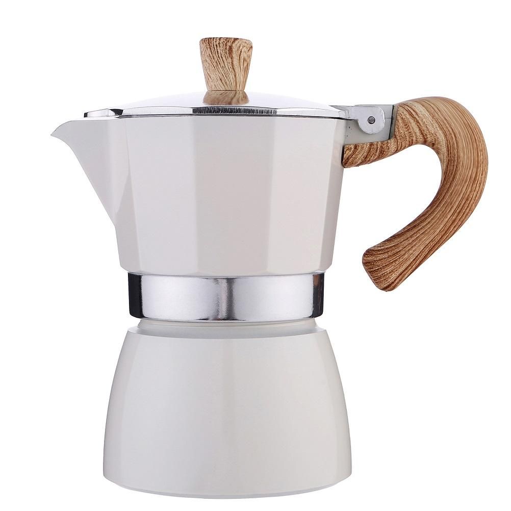 150ML/300ML Portable Aluminum Italian Style Espresso Maker Moka Pot Coffee Maker Household Mocha Cold Extract Pot for Making Cappuccino Latte - Image 1