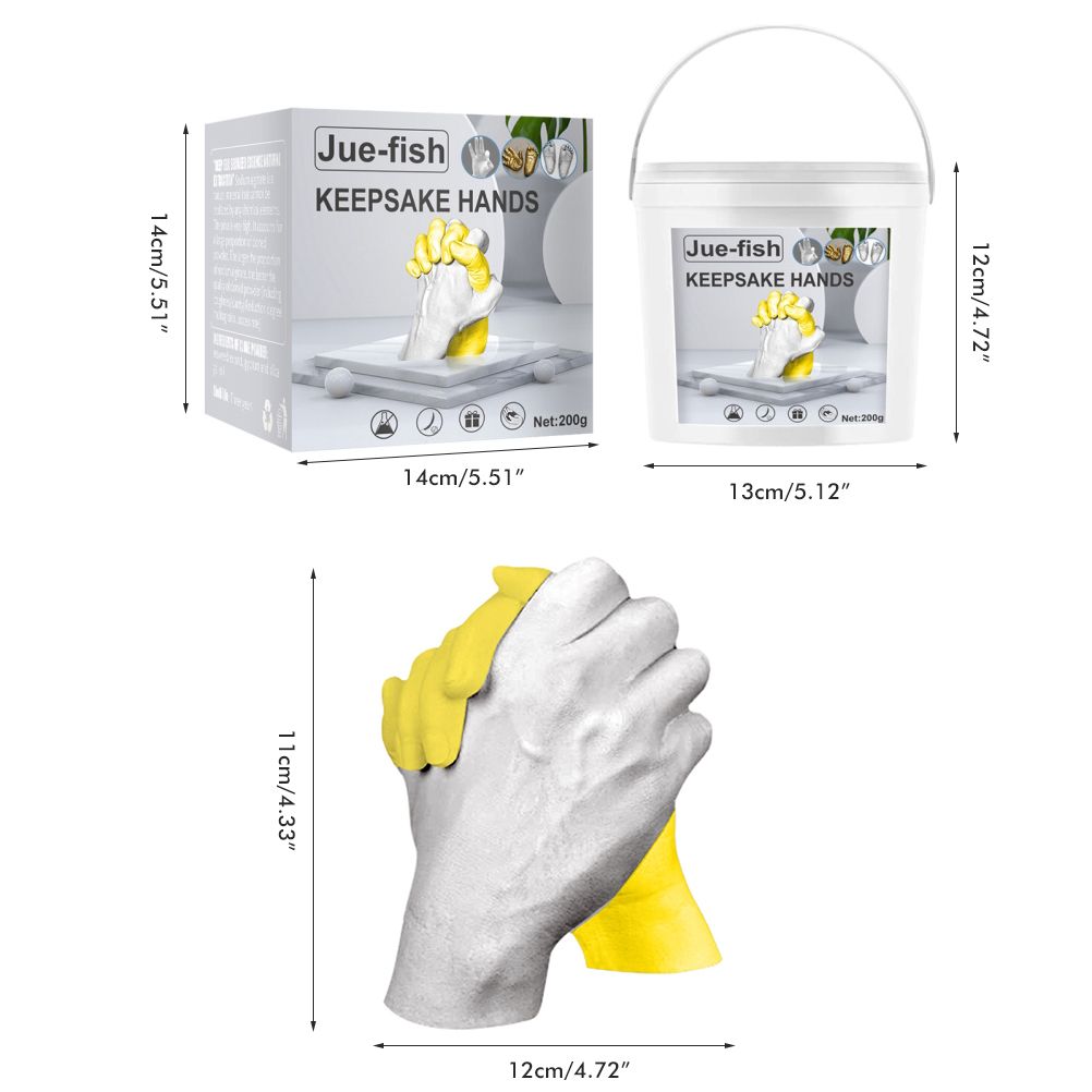 3D Hand Casting Kit Couples DIY Hand Molding Kit for Adults Keepsake Hand Mold Kit for Valentine s Day Wedding Anniversary Gifts - Image 2