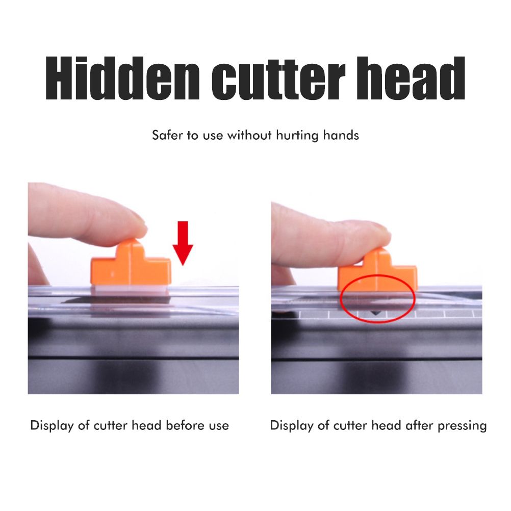Paper Cutter Paper Trimmer Scrapbooking Decoration Tool for A4 Craft Paper Photo Decals Cardstock - Image 3
