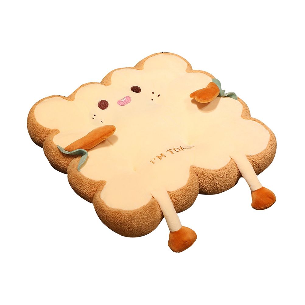 Cute Simulation Bread Toast Pillow Plush Doll Soft Stuffed Bread Cushion for Kids Aldult Gifts - Image 1