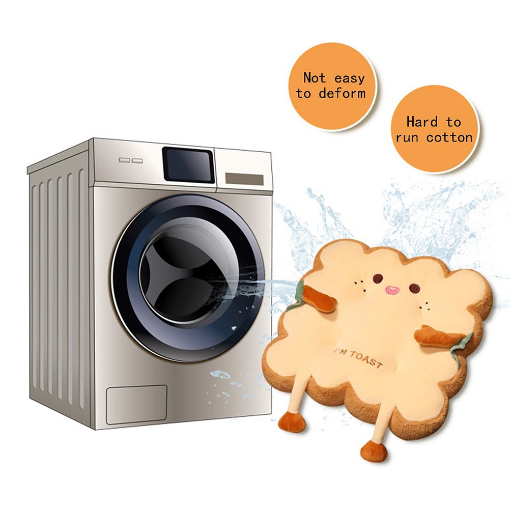 Cute Simulation Bread Toast Pillow Plush Doll Soft Stuffed Bread Cushion for Kids Aldult Gifts - Image 6