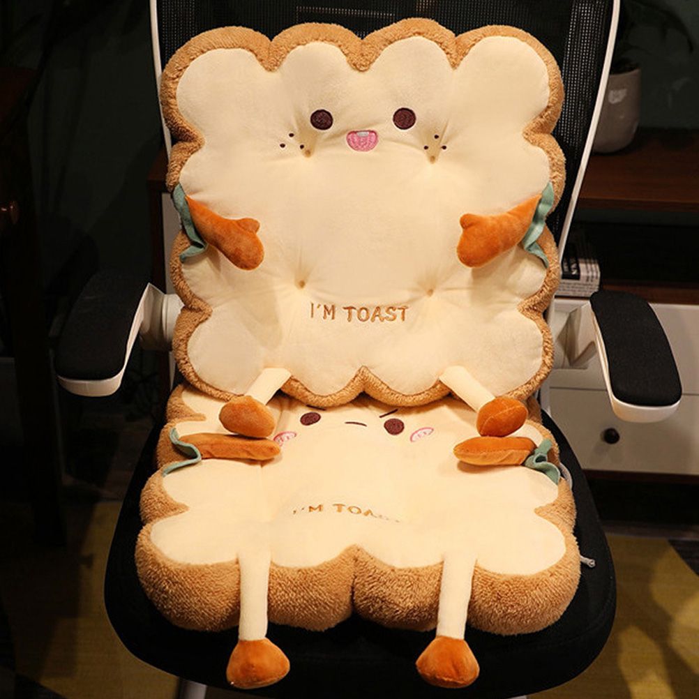 Cute Simulation Bread Toast Pillow Plush Doll Soft Stuffed Bread Cushion for Kids Aldult Gifts - Image 7