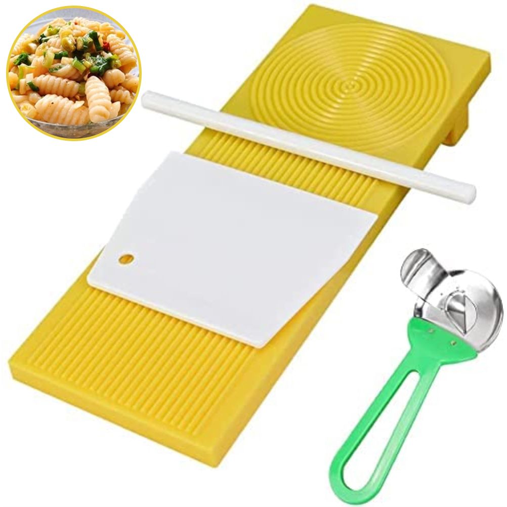 Plastic Gnocchi Boards Tool for Making Macaroni Pasta and Gnocchi Maker Cutter Rolling Pin Manual Kitchen Tool - Image 2