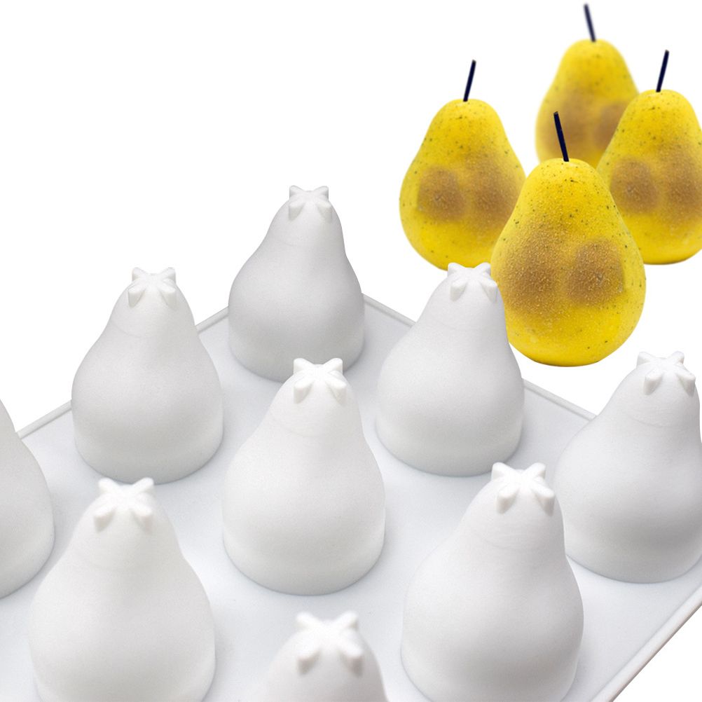 15 Cavities Pear Shape Silicone Mold for Mousse Cake French Dessert 3D Silicone Mold Cake Decorating Mold Non Stick - Image 6