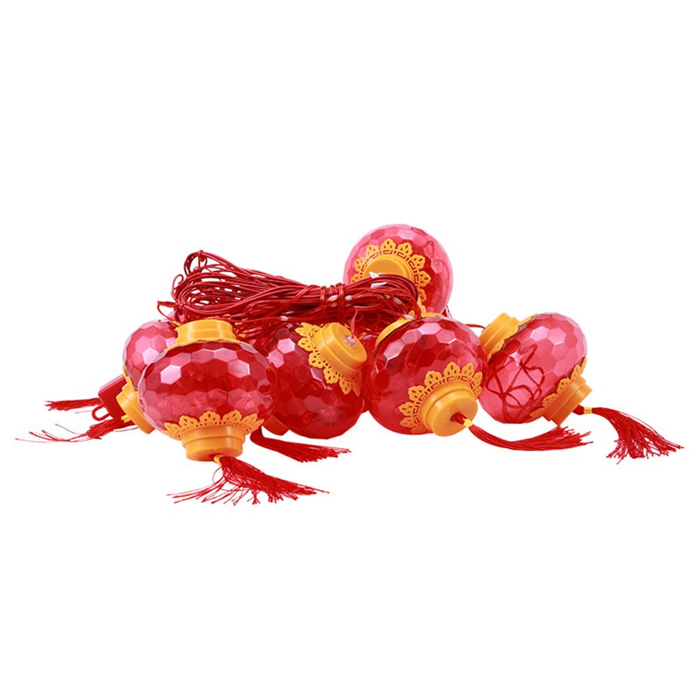 2022 New Year Red Lantern Curtain String Lights LED Spring Festival Fairy Light Street Festoon Light for Holidays Home Decor - Image 2