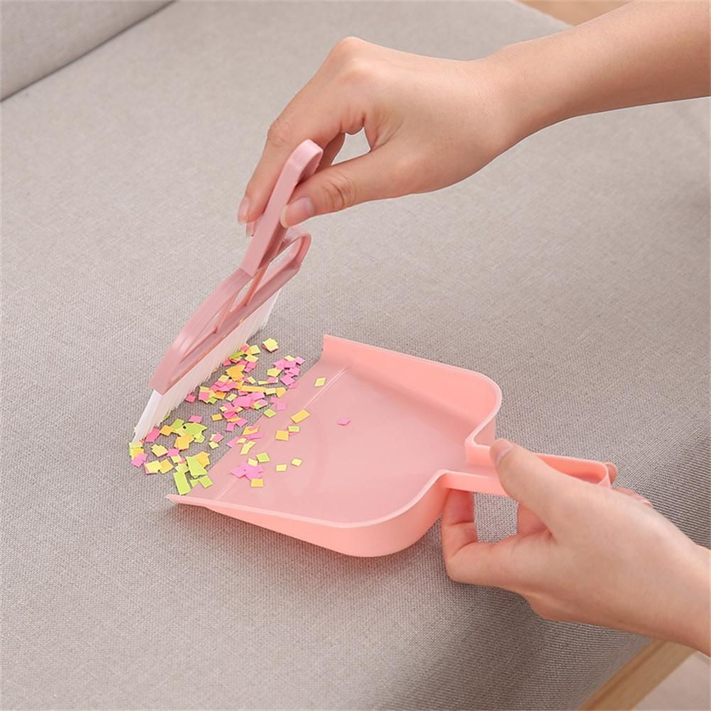 Mini Cleaning Brush Small Broom Dustpans Set Desktop Sweeper Desktop Cleaning Tool for Computer Desks Shelves and Wardrobes - Image 3