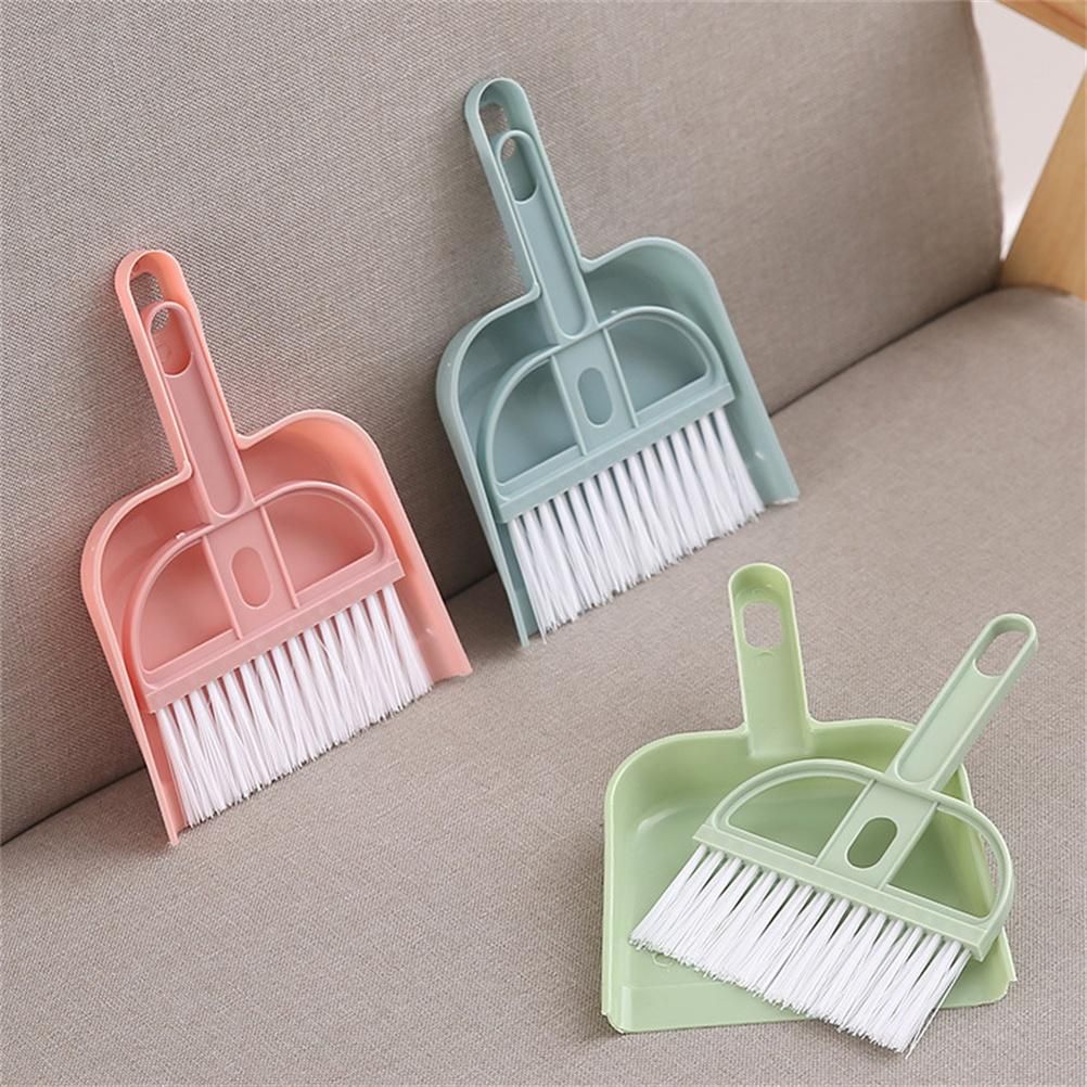 Mini Cleaning Brush Small Broom Dustpans Set Desktop Sweeper Desktop Cleaning Tool for Computer Desks Shelves and Wardrobes - Image 5