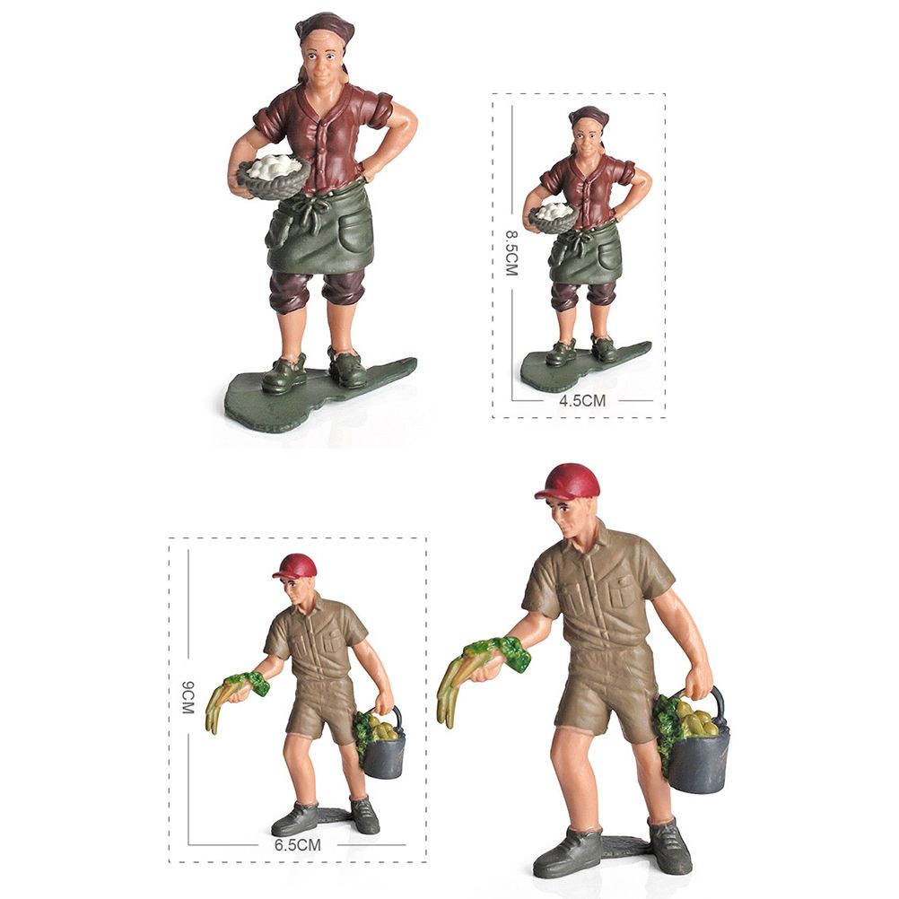 36PCS Farm Animal Toys for Kids Learning Educational Playset Simulation Farm Figurines Animal Toys Ornaments - Image 3