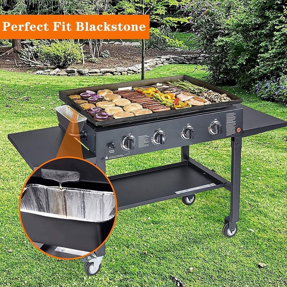 20Pcs 670ml Barbecue Plate Rectangular Aluminum Foil Baking Boxes Roasting Grill Tin Tray for Kitchen Outdoor Supplies - Image 8