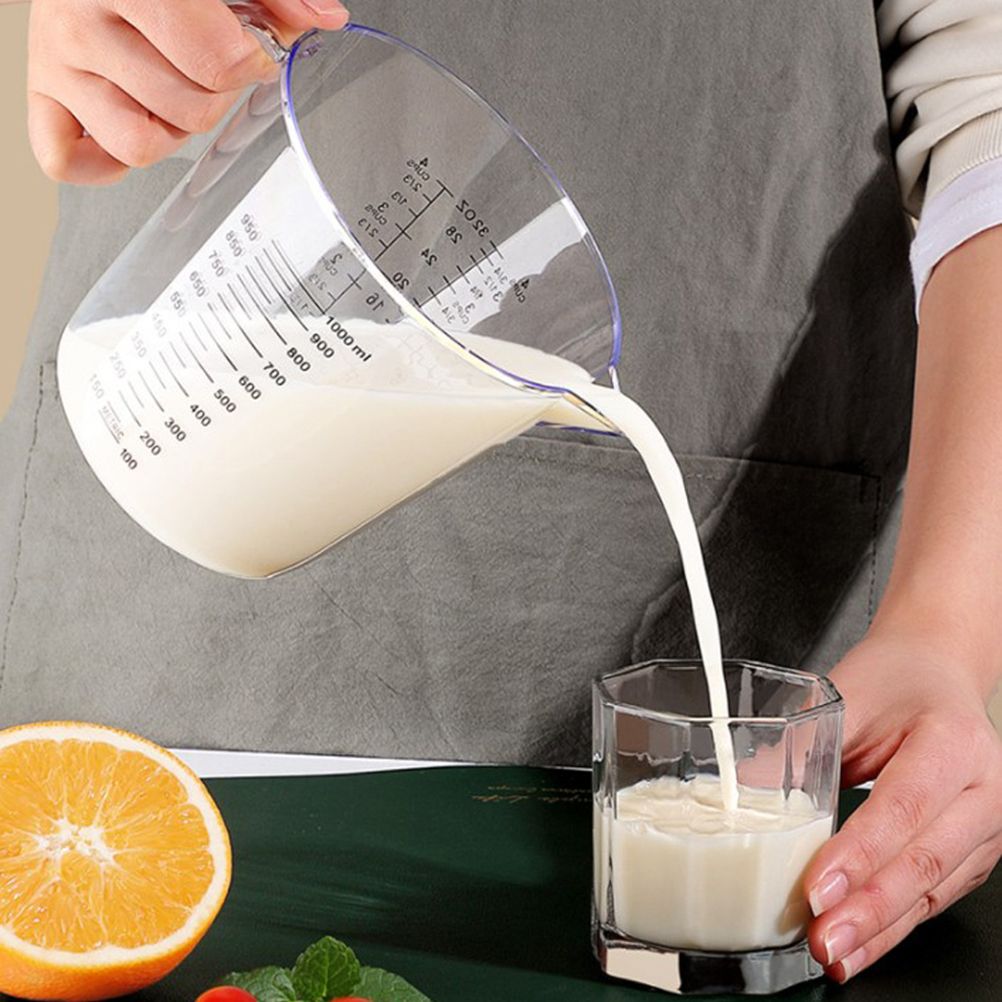 Plastic Measuring Jug 600ml Large Beaker Measuring Cups Graduated Jugs Measuring Jars for Cold Water Ice Tea Juice Beer Milk - Image 7