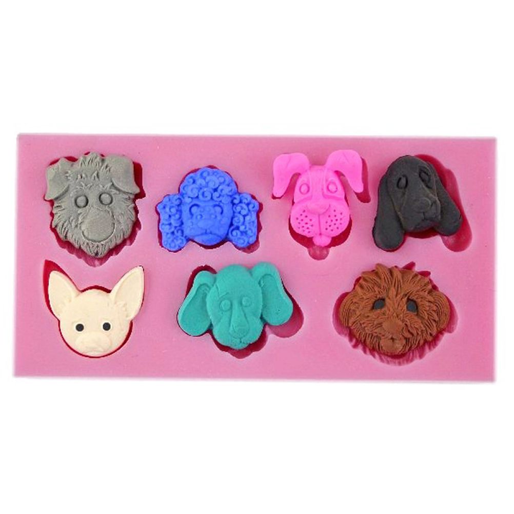 Chocolate Molds Cartoon Dog Candy Molds Cake Mold Silicone Baking Mold Fondant Mold for Home Kitchen DIY Baking Tools - Image 3