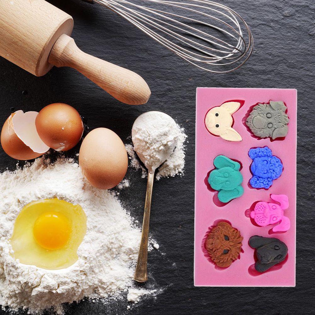 Chocolate Molds Cartoon Dog Candy Molds Cake Mold Silicone Baking Mold Fondant Mold for Home Kitchen DIY Baking Tools - Image 7
