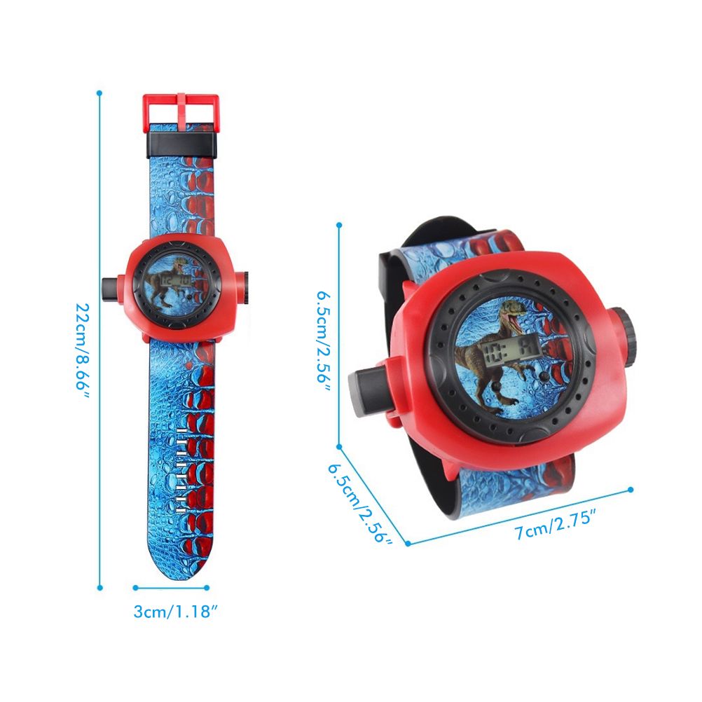 Children Projector Watch 3D 24 Pattern Dinosaur Projector Kids Story Educational Toy for Children Birthday Gifts - Image 2