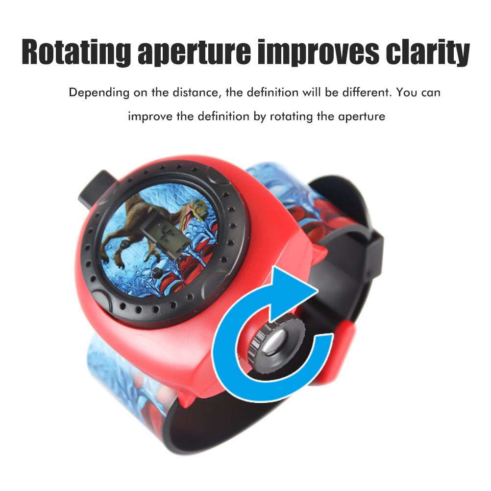 Children Projector Watch 3D 24 Pattern Dinosaur Projector Kids Story Educational Toy for Children Birthday Gifts - Image 6
