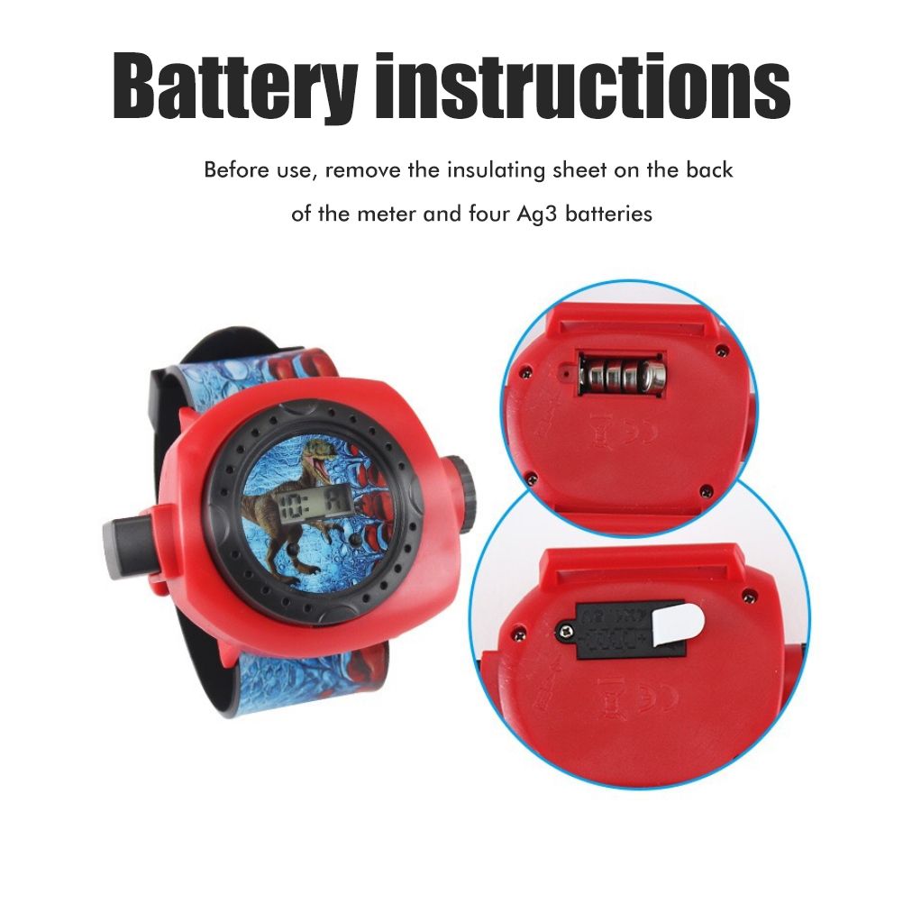 Children Projector Watch 3D 24 Pattern Dinosaur Projector Kids Story Educational Toy for Children Birthday Gifts - Image 7