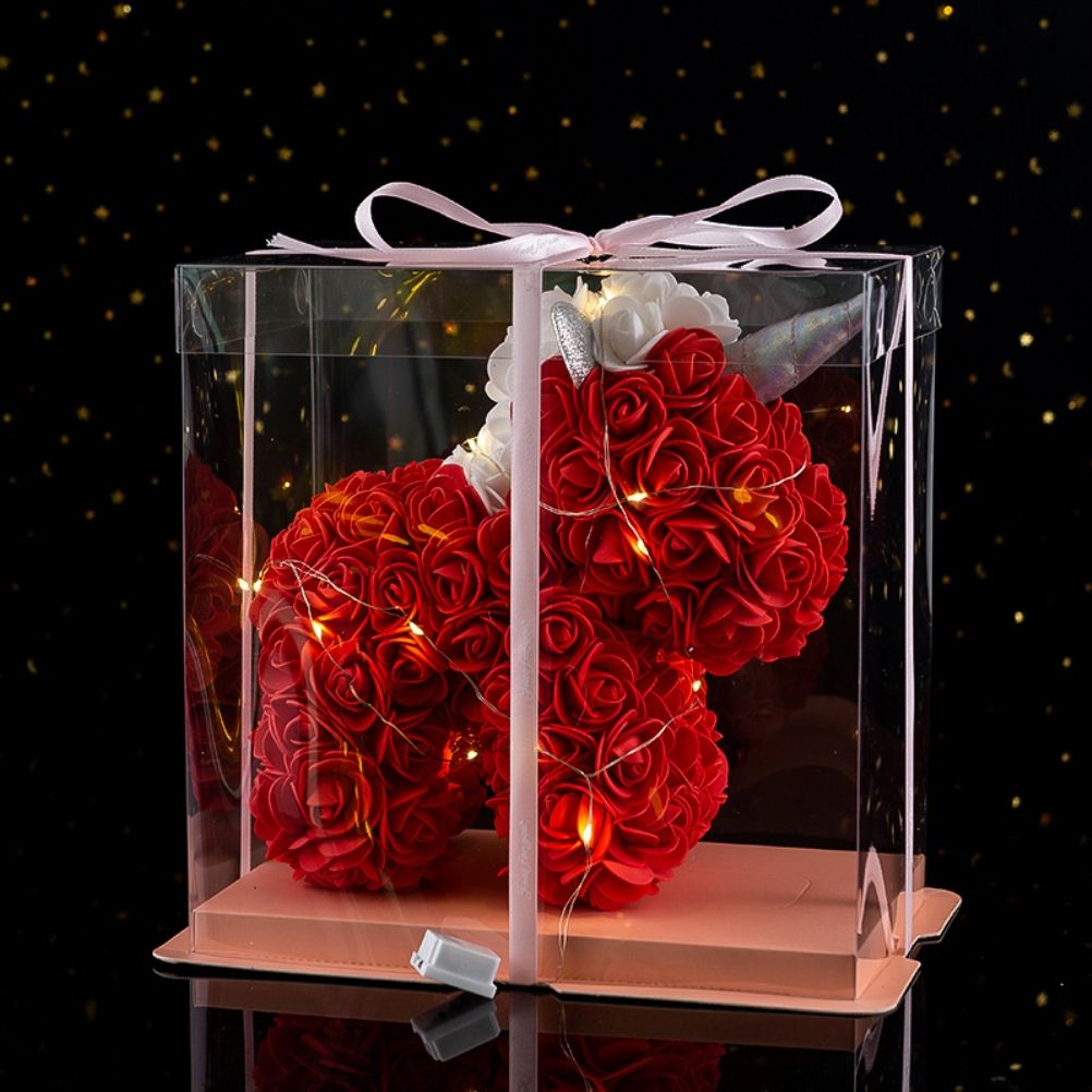 Valentine's Day Gift Rose, LED PE Flower, Christmas Decorations - Image 1