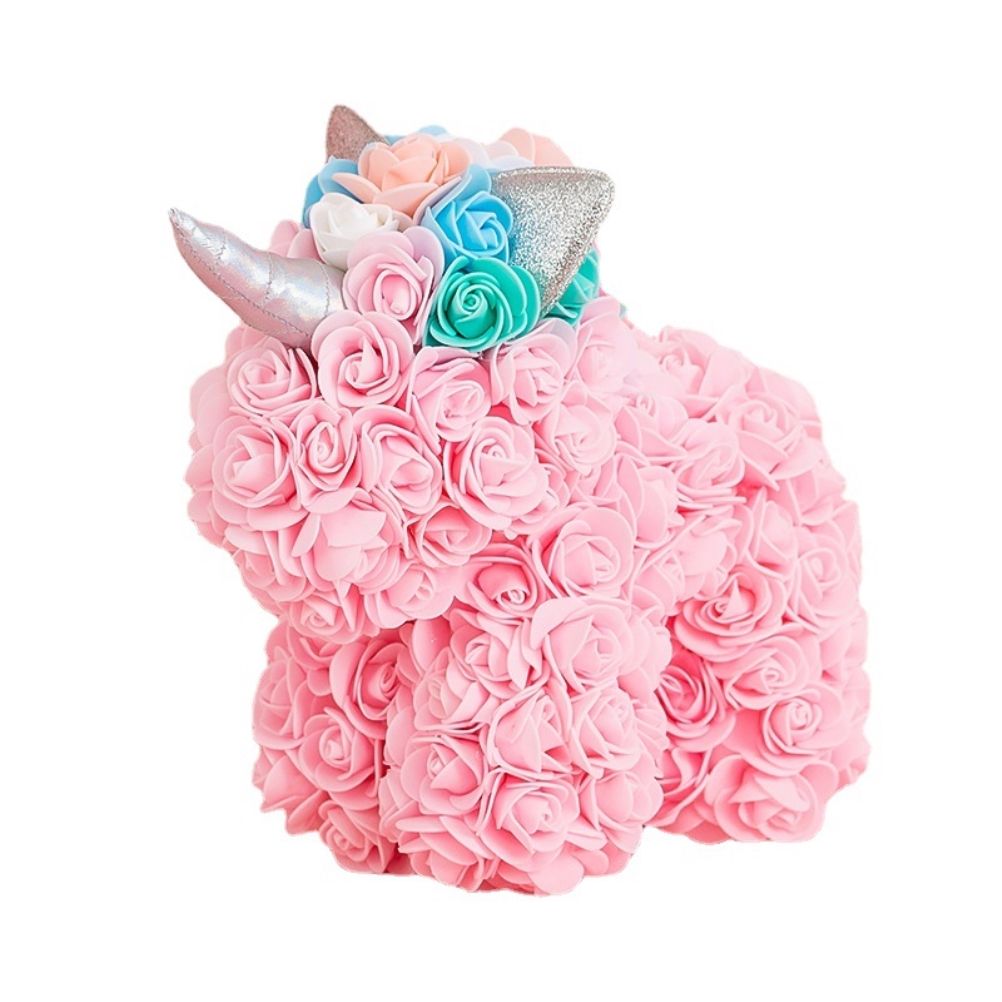 Valentine's Day Gift Rose PE Flower Gift for Girlfriend Home Christmas Decorations - Image 1