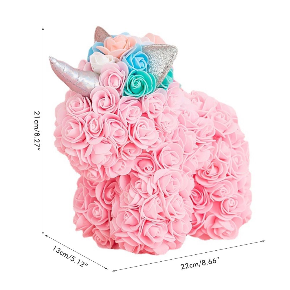 Valentine's Day Gift Rose PE Flower Gift for Girlfriend Home Christmas Decorations - Image 2