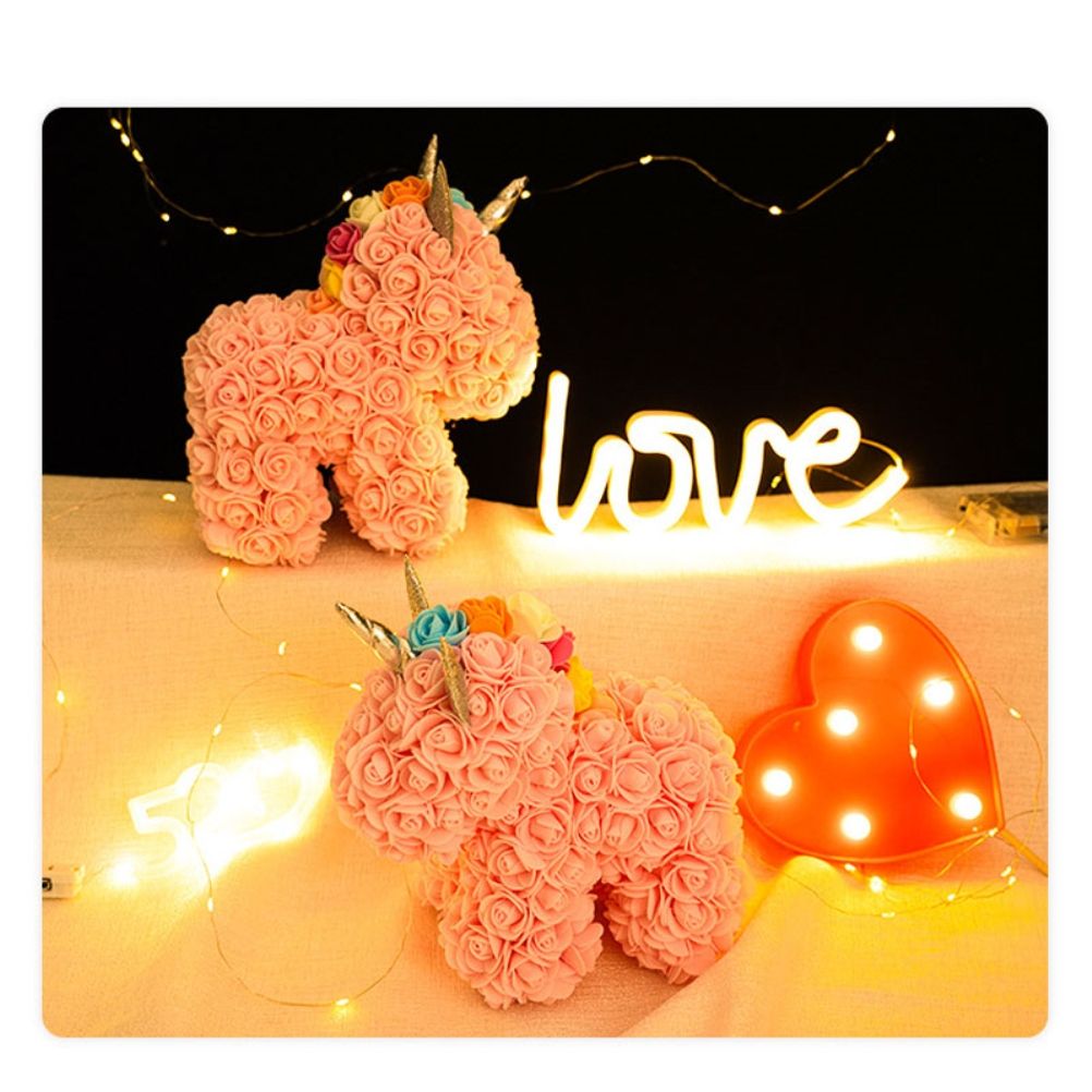 Valentine's Day Gift Rose PE Flower Gift for Girlfriend Home Christmas Decorations - Image 5