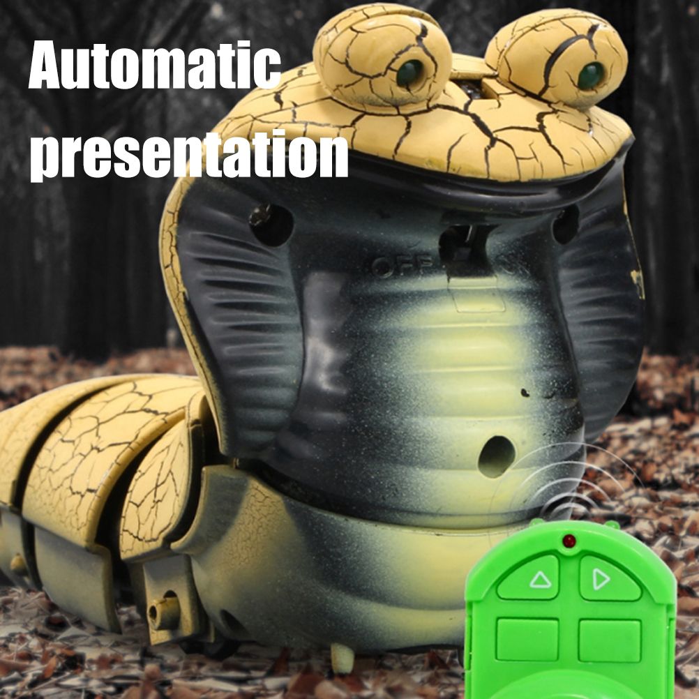 Realistic Remote Control Snake Toy Tricky Creepy Prank Scary Simulation Animal RC Snake Toy for Baby Kids - Image 8