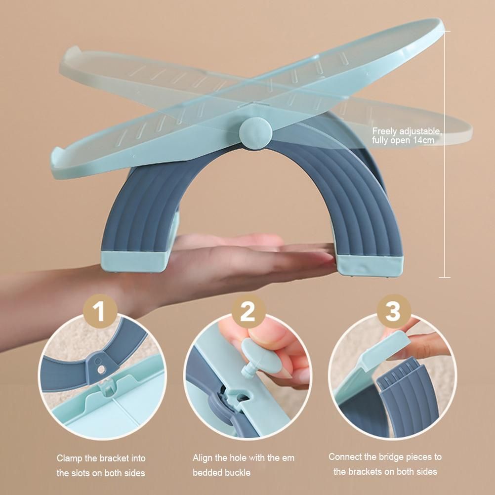 5pcs/set Adjustable Shoe Organizer Double Layer Shoe Stacker Space Saving Home Shoe Rack Holder - Image 3