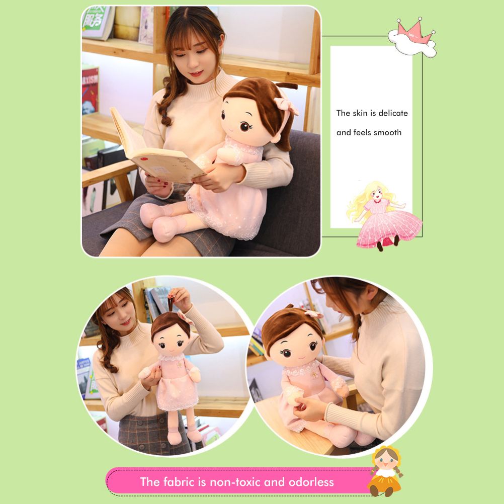 40cm Cute Rag Dolls Exquisite Rag Doll Toy Girls Sleeping Toy Soft Rag Doll Pillow Gifts for Room Decoration - Image 4