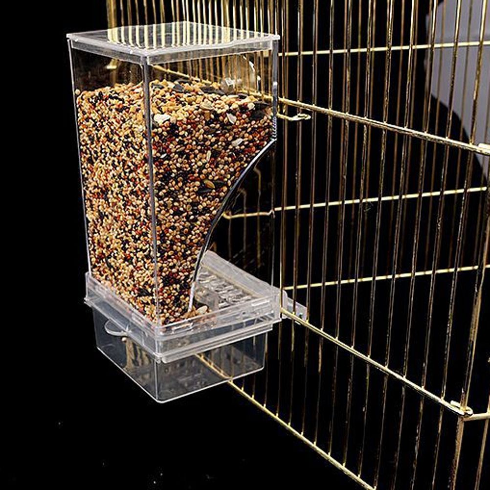 Bird Automatic Feeder Splash Proof Bird Feeder Bird Cage Accessories Bird Food Container for Parakeet Canary Cockatiel Finch - Image 5