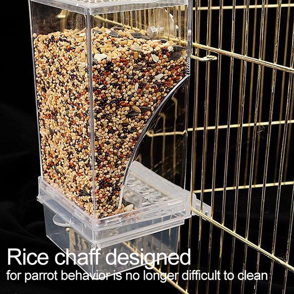 Bird Automatic Feeder Splash Proof Bird Feeder Bird Cage Accessories Bird Food Container for Parakeet Canary Cockatiel Finch - Image 6